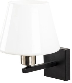 Aplique de Parede Profil – Preto, Níquel, Branco – 22 x 25 cm