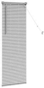Persiana de Janela com cortinas Outros Manual Prata 80 x 130 cm Alumín