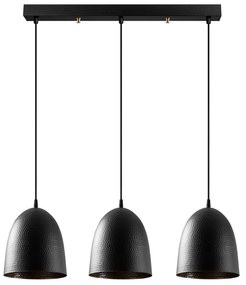 Candeeiro Suspenso Tattoo – Preto – 70 x 20 cm