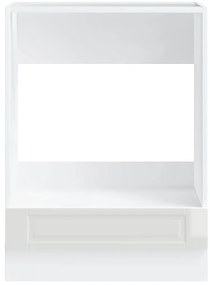 Armário forno Porto derivados de madeira branco brilhante