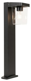 Candeeiro de pé exterior moderno preto 60 cm IP54 - Chimay Moderno