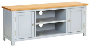 vidaXL Móvel de TV 120x35x48 cm madeira carvalho maciça
