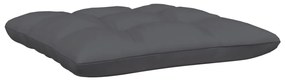 5 pcs conjunto lounge de jardim c/ almofadões pinho maciço