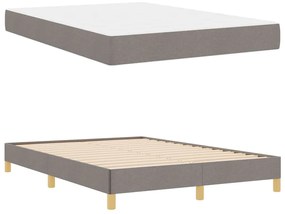 Cama Box Taupe, Marrom 140 x 190 cm