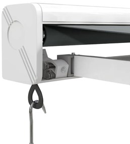 Toldo retrátil 3,5x2,5 m tecido e alumínio antracite