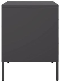 Mesa de cabeceira 36x39x50,5 cm aço preto