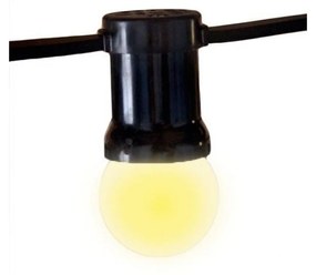 Grinalda de Luzes LED EDM Preto E27 (15 m)