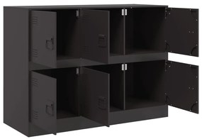 Aparador 99x39x73 cm aço preto