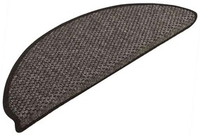 Tapetes escada adesivos aspeto sisal 30pcs 65x21x4 cm antracite
