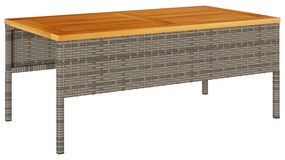 Conjunto de Sofás para Exterior Cinza e cinza escuro