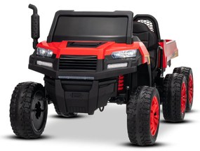 Carro elétrico para crianças RIDER 24V com tração nas quatro rodas (4X 200W), 2 Lugares bateria de lítio, rodas EVA, assento duplo em couro sintético