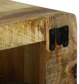 Armário de TV 100x32x36 cm Madeira Maciça de Mangueira