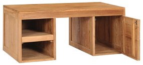 Mesa de centro 90x50x40 cm madeira de teca maciça