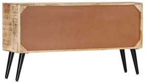 Aparador 118x30x62 cm madeira de mangueira maciça