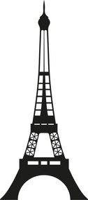 Acessório Decorativo de Parede Metal-100 – Preto – 22 x 48 cm