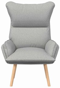 Poltrona Relaxante vidaXL Cinza Nuvem