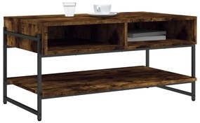 Mesa de centro 90x50x45 cm derivados de madeira carvalho fumado