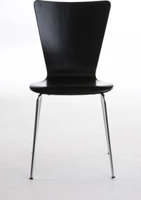 Conjunto de 4 cadeiras cozinha e jantar Aaron 43 x 84 x 50 cm Preto