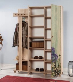 Hall Stand Garmanto – Carvalho Sonoma – 135 cm x 192 cm x 36 cm
