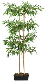 Árvore de bambu artificial 380 folhas 80 cm verde