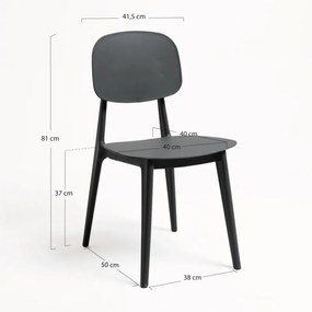 Cadeira Mida - Preto