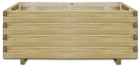 Vaso/floreira retangular 100x50x40 cm madeira