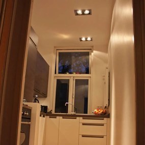 Foco embutido em aço AR111 ajustável 2-luzes - Oneon