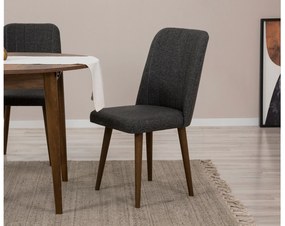 Conjunto de Mesa de Jantar Extensível e Cadeiras Vina – Nogueira e Ant
