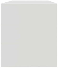 Móvel de TV 99x39x44 cm aço branco