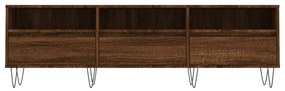 Móvel TV 150x30x44,5 cm derivados de madeira carvalho castanho