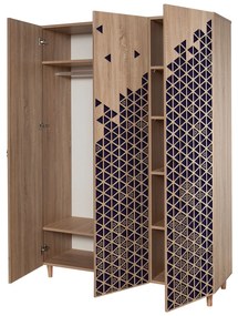 Roupeiro Mode – Carvalho Sonoma – 135 cm x 192 cm x 52 cm