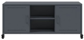Móvel de TV 100,5x39x43,5 cm aço antracite