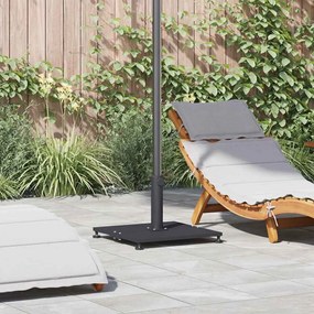 vidaXL Bases para Guarda-Sóis Exteriores Cinzento escuro