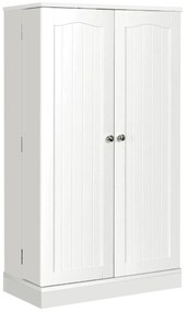 Armário Despenseiro de Cozinha "INGRID" com 2 Portas – Branco, MDF – 5