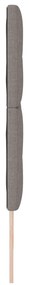 Cabeceira vidaXL Botão Almofadado Taupe 180 cm Tecido