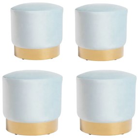 Pack 4 Bancos Tassel - Azul claro