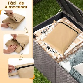 Capa para aquecedor de pátio 220 x 86,5 x 48,5 cm com fecho e bolsa de armazenamento impermeável, à prova de poeira, resistente ao vento, resistente,