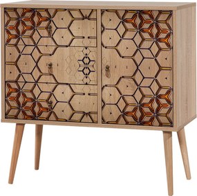 Cômoda Verybox – Carvalho Sonoma – 90x90x40 cm