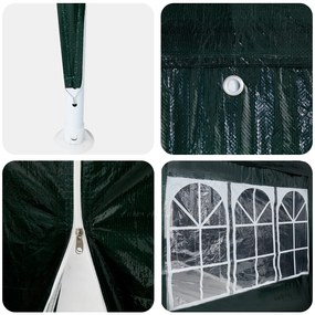 Tenda para Festa com 8 Lados Verde 4x4 m PE