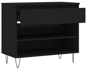 Sapateira 70x36x60 cm derivados de madeira preto