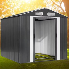 Abrigo Jardim para ferramentas em metal 312x257x178cm antracite