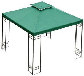 tecto de Reposição para tenda poliéster verde 3x3m