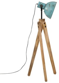 Candeeiro de pé 25 W 45x45x120 cm E27 azul desgastado