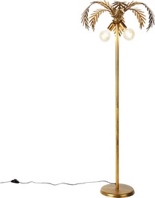 Candeeiro de pé inteligente dourado 156cm Inclui 2 Wifi G95 - Botanica