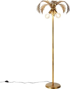 Candeeiro de pé inteligente dourado 156cm Inclui 2 Wifi G95 - Botanica