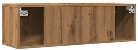 Móveis de parede para TV 2 pcs 100x30x30 cm carvalho artisiano