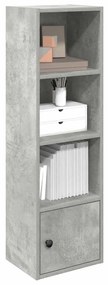 Estante 31x24x102 cm derivados de madeira cinzento cimento