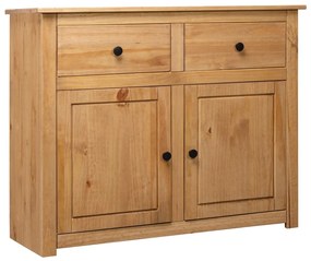 vidaXL Aparador 93x40x80 cm pinho maciço Panama