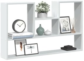 vidaXL Prateleira de parede 99x15x60 cm derivados de madeira branco