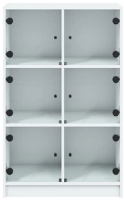 Armário alto c/ portas 68x37x109 cm derivados de madeira branco